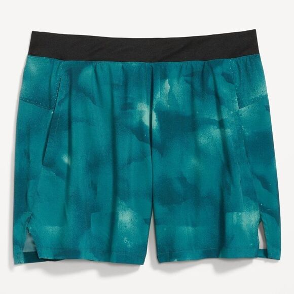 Old Navy Men's StretchTech Water-Repellent 5" Shorts Beach Teal Blue Size XL - Picture 1 of 9